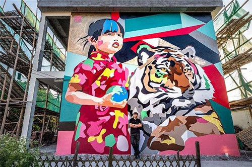 美籍日裔藝術家DAAS的作品《我們是守護者》