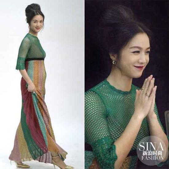 顏值還是完美滴，只是那裙子是個什么鬼