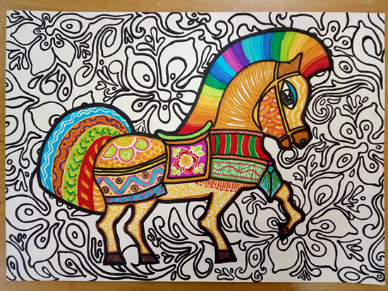 周楚文《馬蹄聲聲》輔導(dǎo)教師：時尹航（工一小）