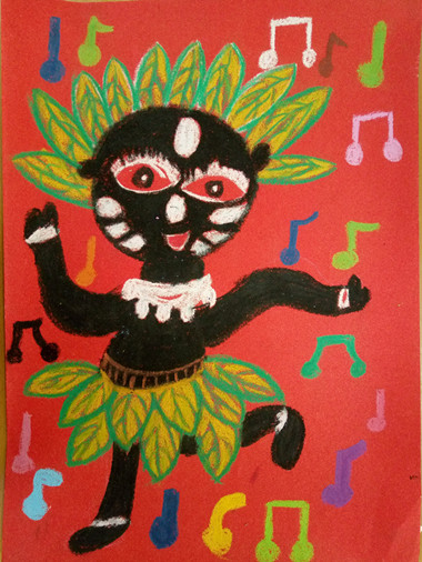 王晗盟《快樂的舞蹈》輔導(dǎo)教師：時尹航（工一小）