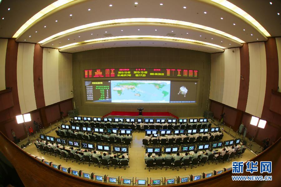 這是12月2日拍攝的北京航天飛行控制中心。新華社發(fā)（楊志遠(yuǎn) 攝）