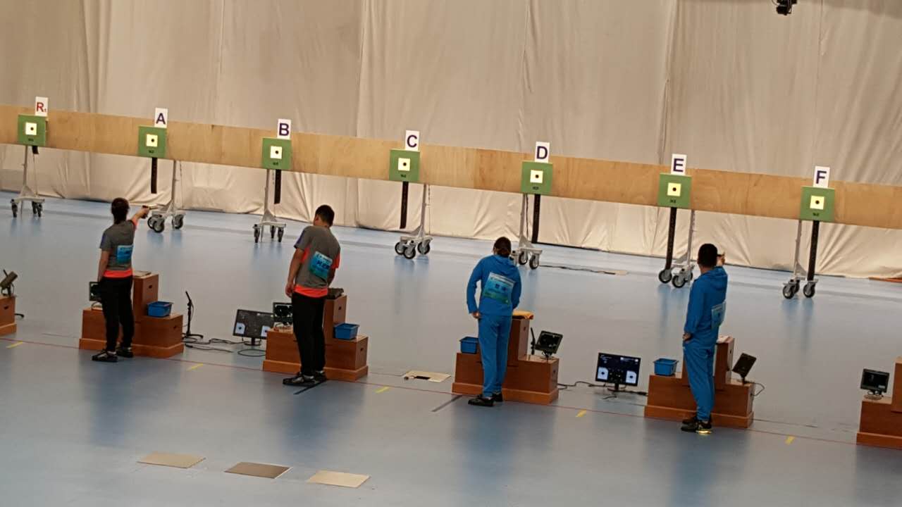 全運會10米氣手槍混合團體 何正陽、周瑩為河南再摘一銀