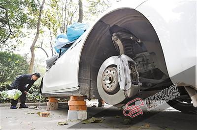 賊娃子辯稱只是為了試試豪車輪胎好不好下。