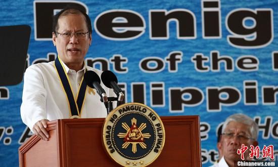 　　資料圖：菲律賓總統(tǒng)阿基諾。中新社發(fā) Malacanang 攝