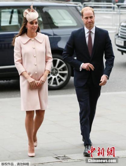 當?shù)貢r間2015年3月9日，英國倫敦，威斯敏斯特大教堂，英國皇室參加英聯(lián)邦紀念儀式。