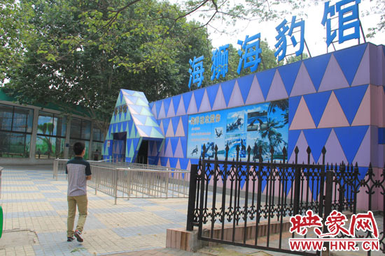 因為是周一，鄭州市動物園海洋館的游客并不多。