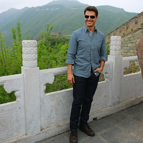 湯姆克魯斯抵京游長(zhǎng)城