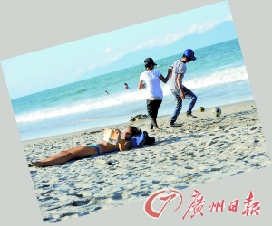 動靜皆宜的沙灘。