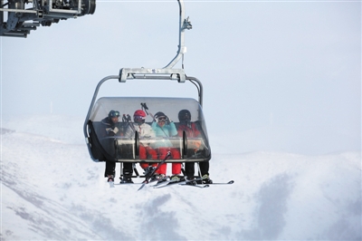 云頂樂(lè)園的高速纜車。