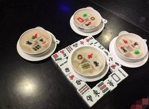 來碗清一色！火鍋店推出創(chuàng)意麻將湯圓
