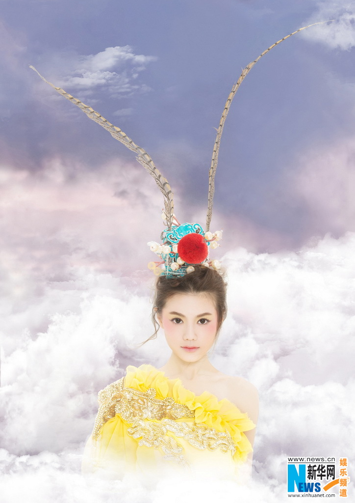 周秀娜美猴王造型曝光 金翎沖天杏目圓睜嬌俏可人 周秀娜美猴王造型曝光 金翎沖天杏目圓睜嬌俏可人