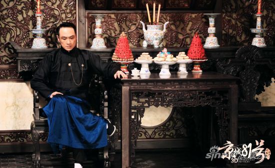 吳鎮(zhèn)宇飾演的霍家大少爺，正為二弟冥婚一事焦頭爛額