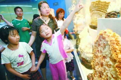 哇，地質(zhì)博物館里好多沒見過的啊！