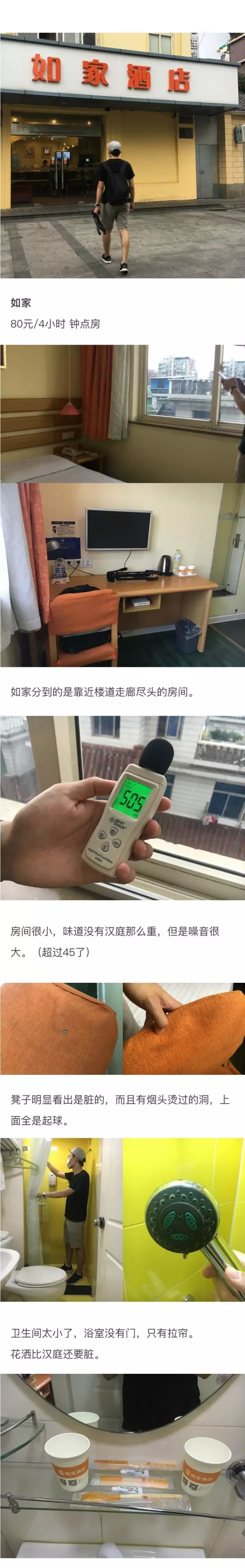 快捷酒店究竟有多臟？網(wǎng)友在7家酒店開房實測