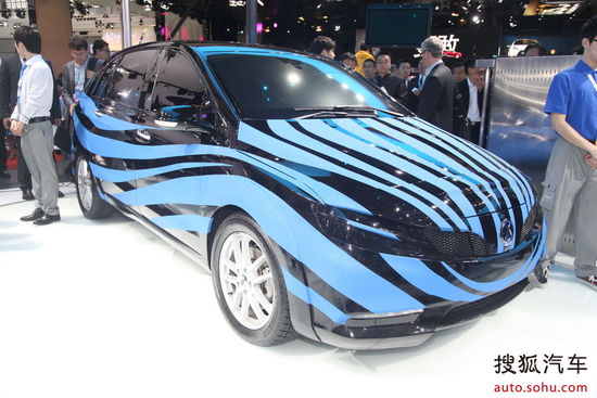 上海車展亮相的騰勢試制車