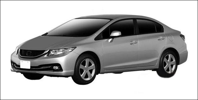 之前所曝光的東風(fēng)本田新款思域的申報圖 之前所曝光的東風(fēng)本田新款思域的申報圖