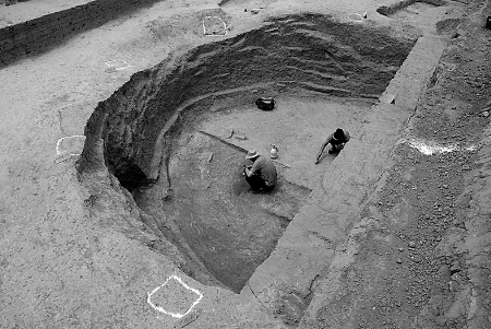 浚縣黎陽倉考古發(fā)掘現(xiàn)場。 張志嵩　攝