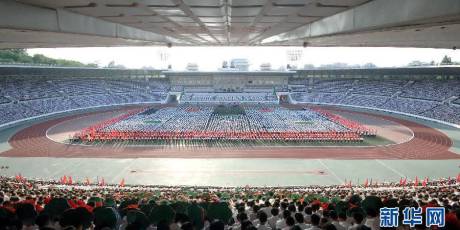 朝鮮民眾舉行活動(dòng)慶祝青年節(jié)