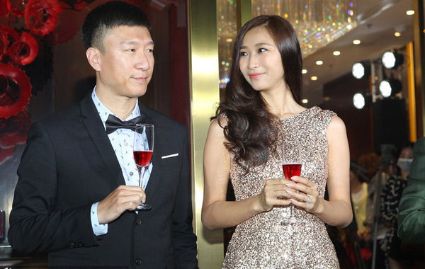 圖為孫紅雷、王駿迪夫婦。