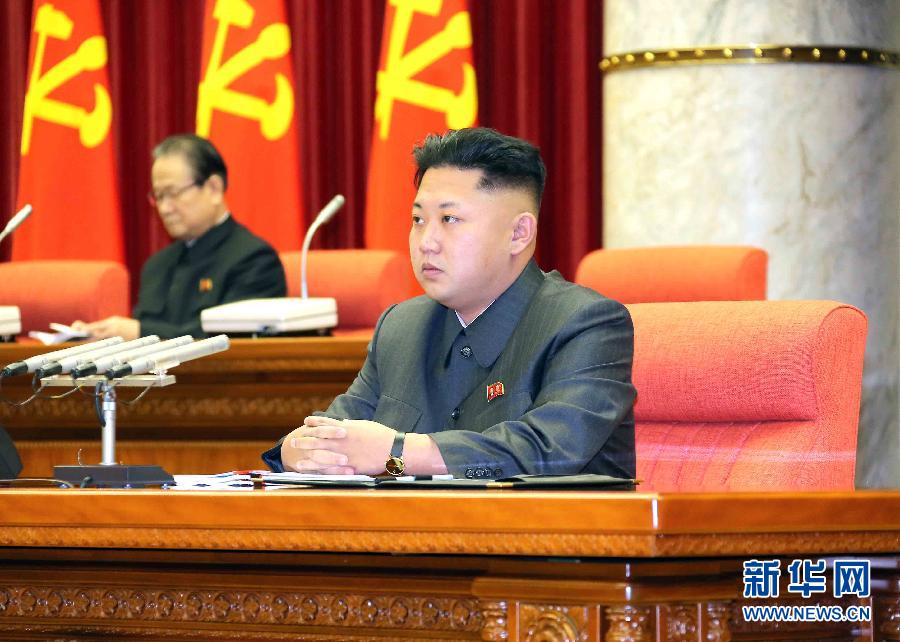 12月8日，在朝鮮平壤，朝鮮勞動(dòng)黨第一書(shū)記金正恩出席并指導(dǎo)朝鮮勞動(dòng)黨中央政治局?jǐn)U大會(huì)議。