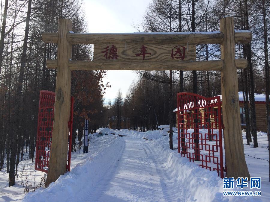 北山一隅的穗豐園（2013年12月8日攝）。新華社記者程子龍攝