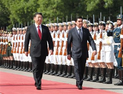 習(xí)近平會見土庫曼斯坦總統(tǒng)別爾德穆哈梅多夫 習(xí)近平會見土庫曼斯坦總統(tǒng)別爾德穆哈梅多夫