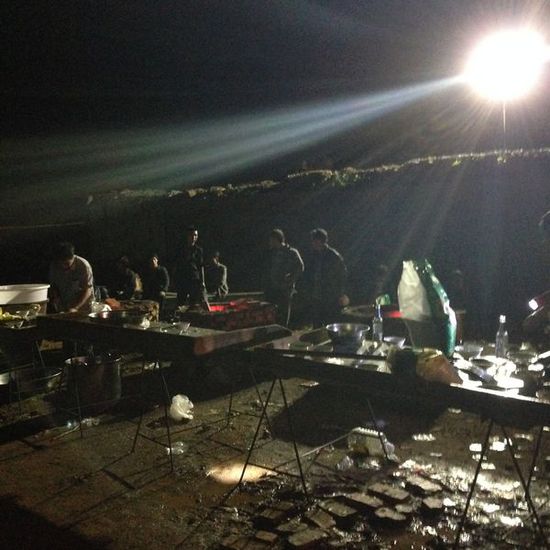 龍頭山鎮(zhèn)災(zāi)民安置點。澎湃新聞 程藝輝 圖