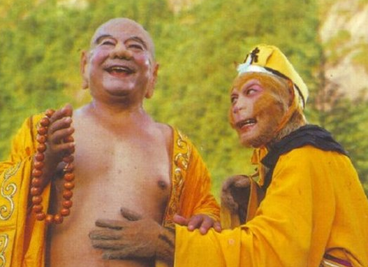 鐵牛《西游記》中彌勒佛劇照。