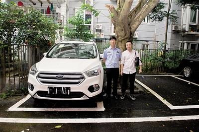 渝北警方送還追回的翼虎SUV。 渝北警方供圖