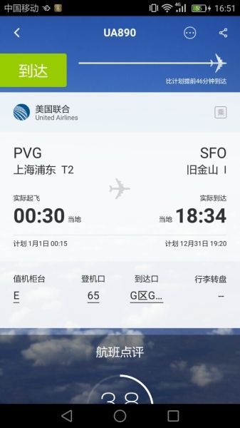 這個(gè)航班火了：2017元旦起飛，降落卻是2016年