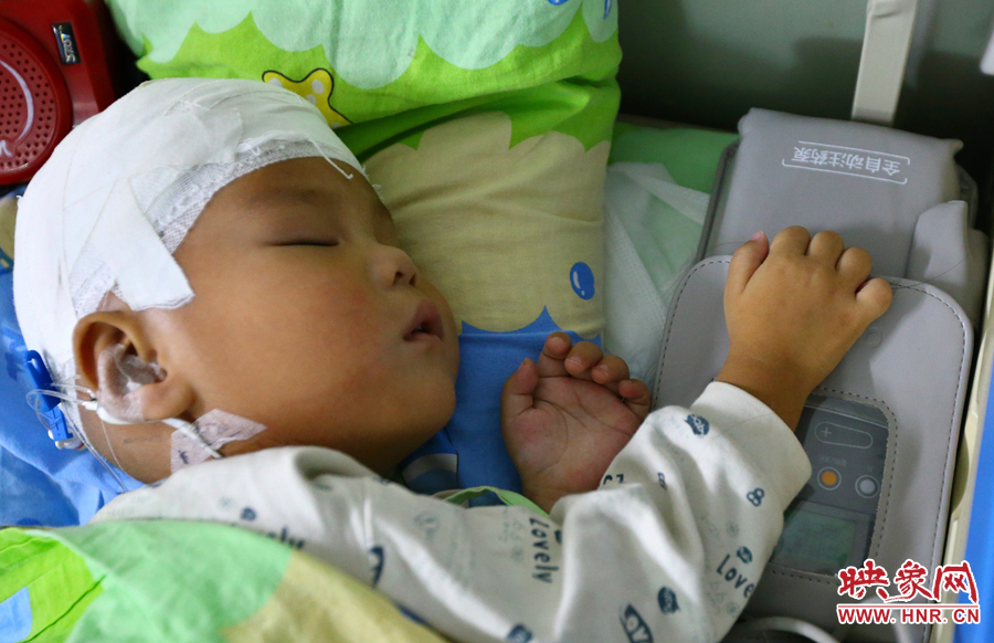 經(jīng)過手術(shù)，小龍病情已經(jīng)逐漸好轉(zhuǎn)，正在甜甜的熟睡