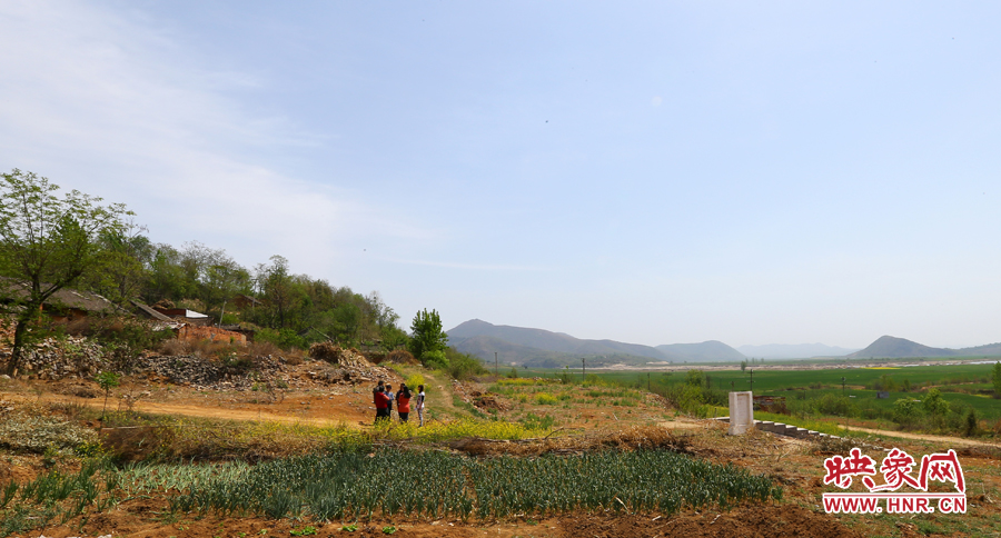 畫(huà)面左側(cè)的石井村是個(gè)只有十幾口人的小村，庫(kù)區(qū)移民搬遷時(shí)從遠(yuǎn)處低洼處遷到此