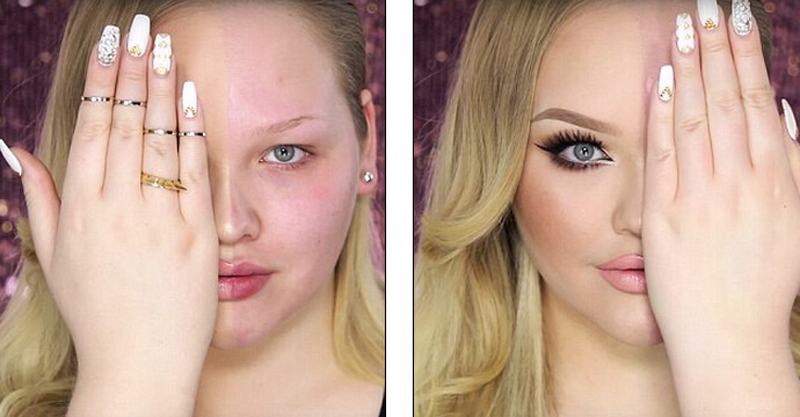 　左邊和右邊真的是一個(gè)人嗎？ （網(wǎng)頁(yè)截圖）