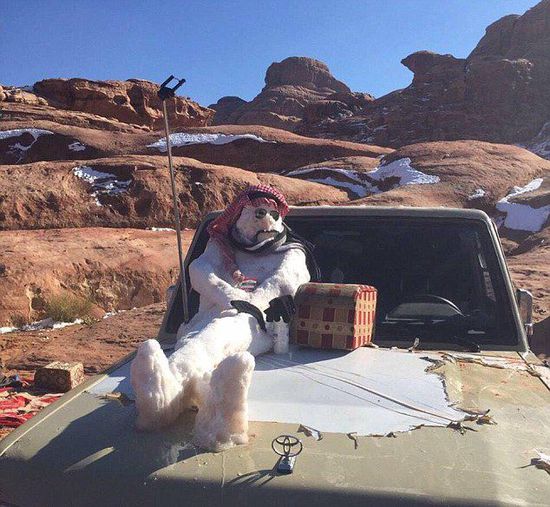 　一位宗教學者稱堆雪人褻瀆伊斯蘭教，引發(fā)眾多網(wǎng)友不滿。（網(wǎng)頁截圖）