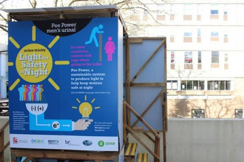 英國大學研發(fā)“尿尿能源”廁所