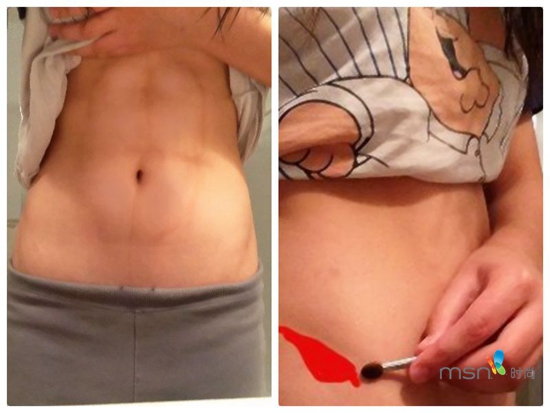 蔡依林 你的馬甲線“脫妝”了！