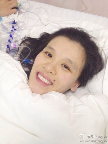 　圖片來源;桑蘭微博。