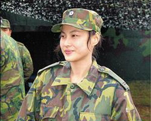 　臺灣最美女軍官。