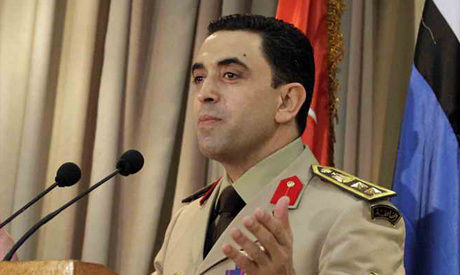 資料圖：埃及武裝部隊(duì)發(fā)言人艾哈邁德·阿里