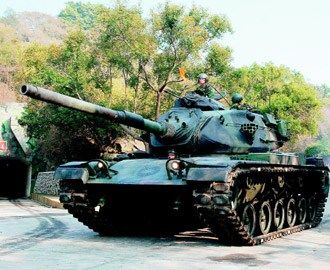 圖為M60A3同型戰(zhàn)車。圖片來源：臺灣媒體