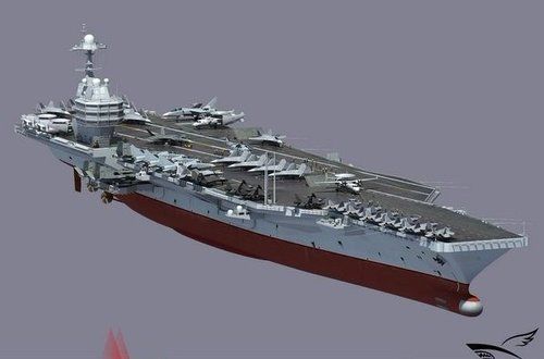 資料圖：網(wǎng)友想象的中國(guó)海軍未來(lái)核動(dòng)力航母