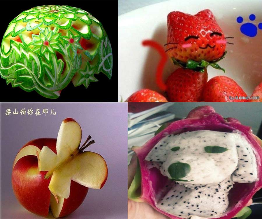 好看又爽口！那些創(chuàng)意十足的水果雕刻藝術(shù)